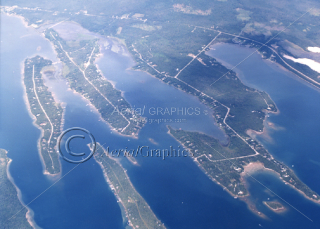 Hill Island, McCay Bay in Les Cheneaux Is. County, Michigan
